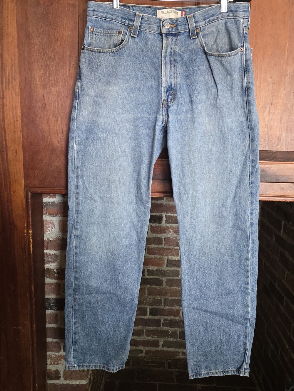 Levi's 550 Relaxed Straight Light Blue Men's Jeans - W35 L34 - 100% Cotton